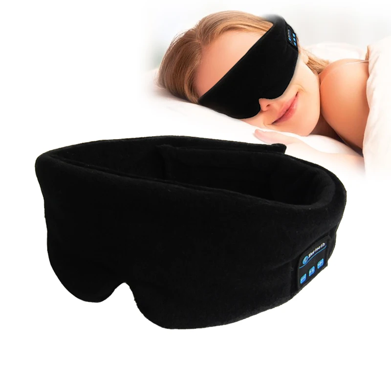 

Sleeping Eye Mask Wireless Stereo Bluetooth Earphone Sleep Mask 5.0 Bluetooth Sleep Soft Earphones Support Handsfree