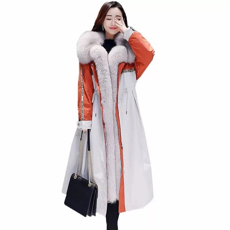 Best Comfortable Long Sleeve Woman Thicken Warm Coat Fashion Joker Cotton padded Jacket 2019 Winter Women Big Fur Collar Outerwear