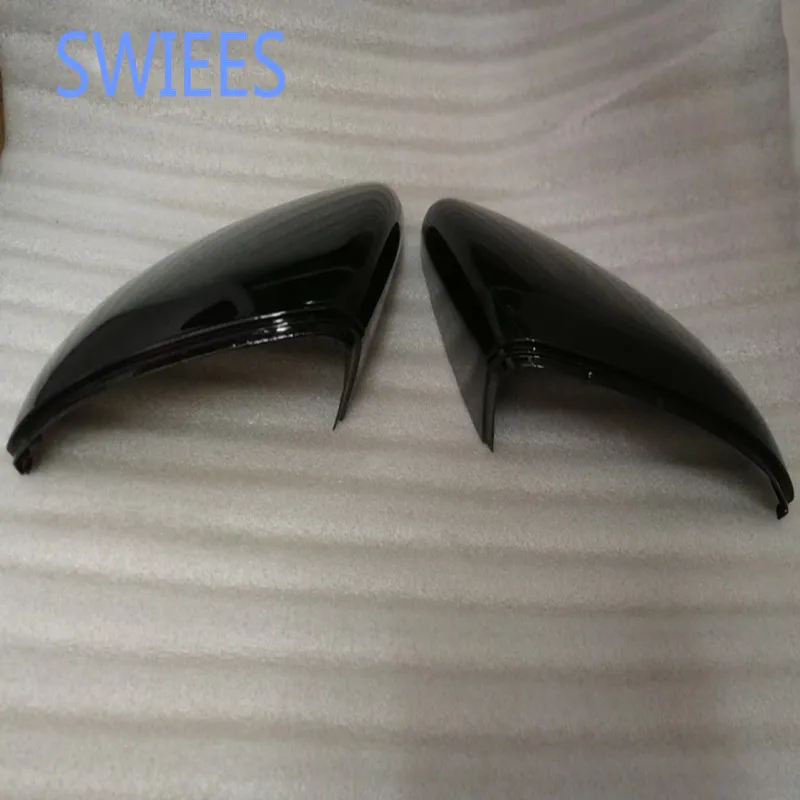 SWIEES для глянцевой черной пары переднее L R зеркало заднего вида крышка VW Golf 7 MK7 2013