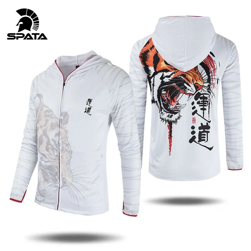 Одежда для рыбалки SPATA защита от УФ лучей длинные рукава с карманами летние