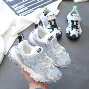 

Fashion Sport Children Shoes Kids Boys Sneakers Spring Autumn PU Breathable Casual Girls Shoes Running Shoe For Kids