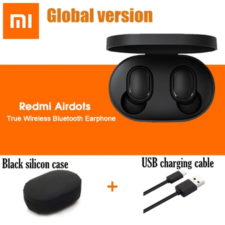 EN sets 1 Xiao mi Red mi Airdots беспроводные bluetooth-наушники mi Airdots глобальная версия беспроводных наушников DSP наушники с шумоподавлением и mi c - Цвет: EN sets 1