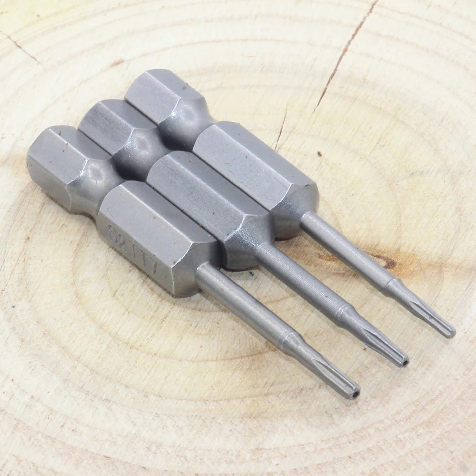 1Pcs 50mm long T5-T45 Magnetic Torx Screwdriver Bits Set Electric Screwdriver head T6,T7,T8,  T10, T15, T20, T25, T27, T30, T40