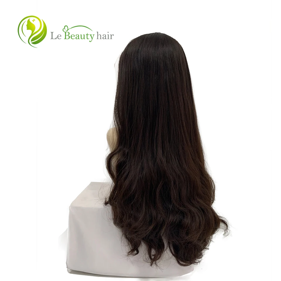 Jewish Lace Top Wig Kosher Wigs European Hair Invisible Swiss Lace Top Wig,5X5 With Ear To Ear