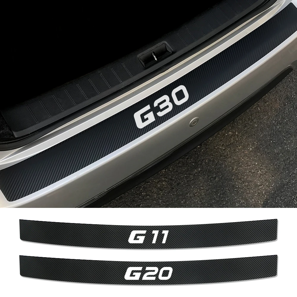 Заднего бампера магистрали нагрузки край наклейки для BMW G30 G20 G11 G01 G02 G05 G06 G07 G08 G12 G14