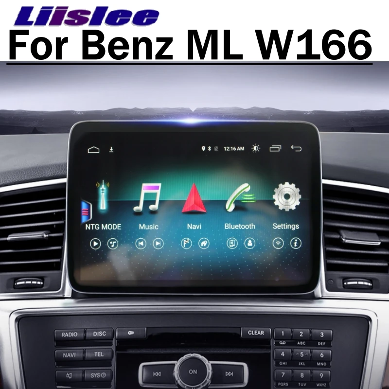 Car Multimedia GPS Audio Radio For Mercedes Benz MB M ML Class W166 2012~2019 Wireless CarPlay Navigation NAVI 6