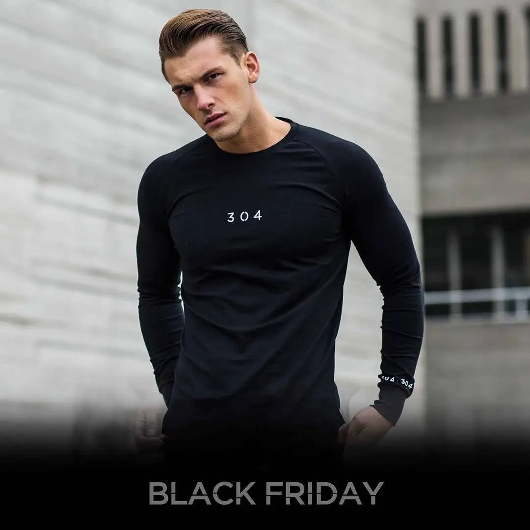 Muscle Brother Фитнес Осень и зима мужские новые стильные модные фитнес с длинным рукавом мужские Спортивные Беговые тренировочные