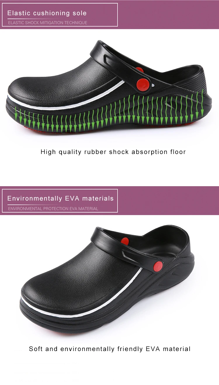 AGILESTAR обувь шеф-повара из ЭВА высокого качества; нескользящая Водонепроницаемая масляная рабочая обувь для шеф-повара; шлепанцы для ресторана