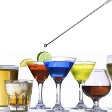 1 шт. кофейная палочка из нержавеющей стали для перемешивания коктейлей палочки для свадебной вечеринки бар Коктейльная палочка для перемешивания 19 см