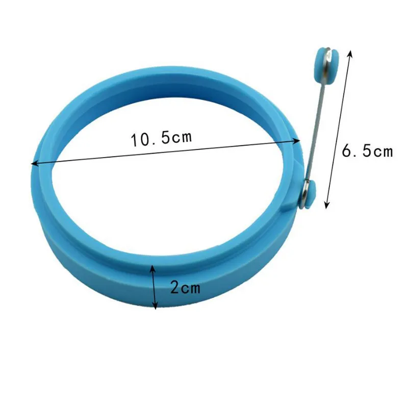 Silicone Egg Mold Pancake Ring Omelette Fried Eggs Round Shaped Eggs Mould For Cooking Breakfast Frying Tools
