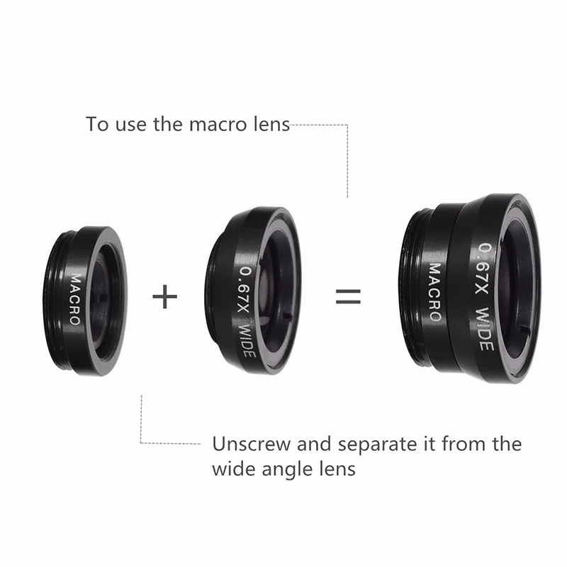 3 In 1 Fisheye Lens Wide Angle Macro Fish Eye For iPhone 11 Pro MAX Universal Ojo De Pez Movil For Samsung Note 10 Olho De Peixe 3 In 1 Fisheye Lens Wide Angle Macro Fish Eye For iPhone 11 Pro MAX Universal Ojo De Pez Movil For Samsung Note 10 Olho De Peixe