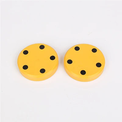 yellow two slider 1 пара перчатка для скейтборда слайдер Longboarding Sport портативный скользящий блок мерцание для перчаток Sparks наружная Защитная ладонь - Цвет: yellow two slider
