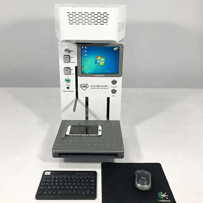  LY 958A 20W Fiber Laser Marking Engraving Machine 220V CNC Laser Engraver Built-in Computer
