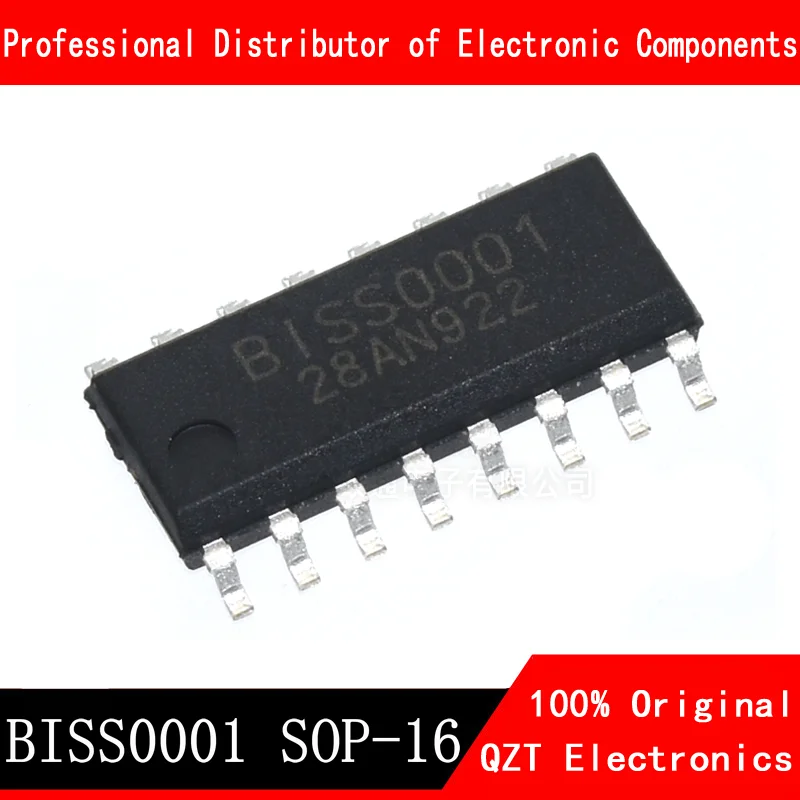 10pcs/lot BISS0001 SOP-16 SOP SMD new and original IC In Stock 10pcs lot biss0001 lp0001 dip 16 human body infrared sensor chip in stock