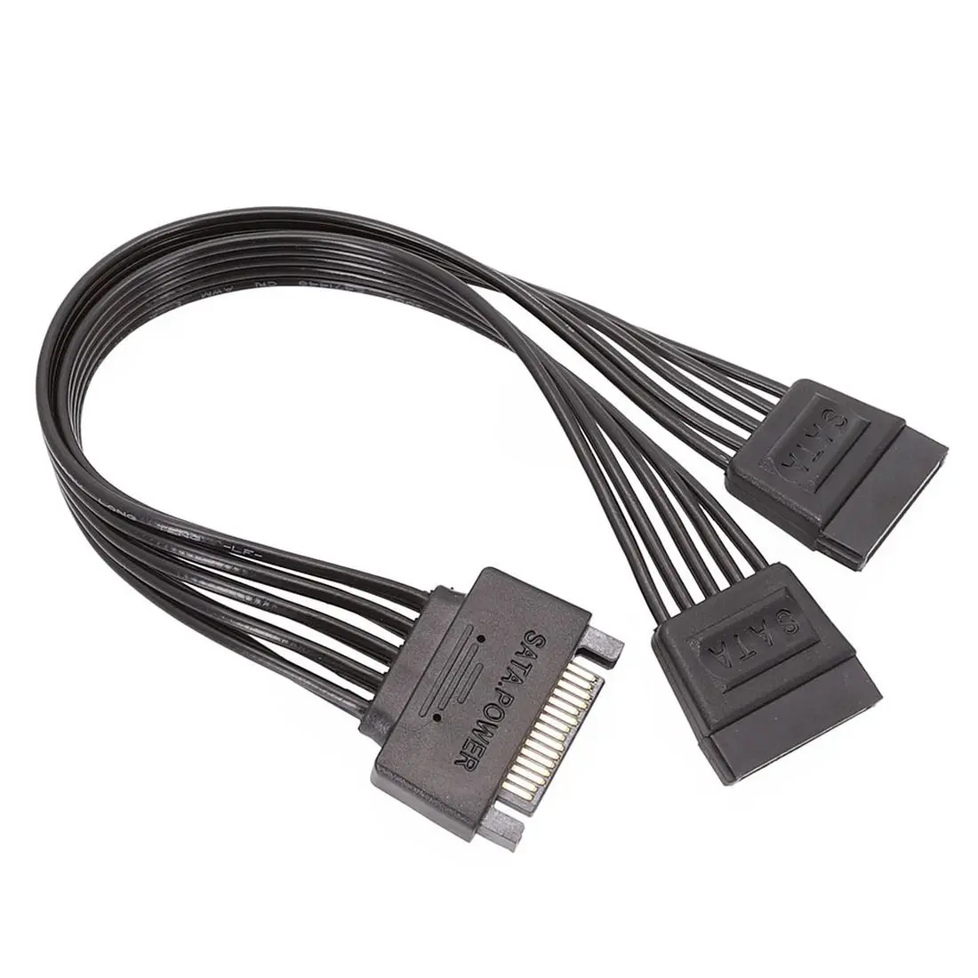 Удлинительный кабель 30 см SATA 15pin Male-Female HDD SSD питания для ПК 20 5 проводов 1-2 |
