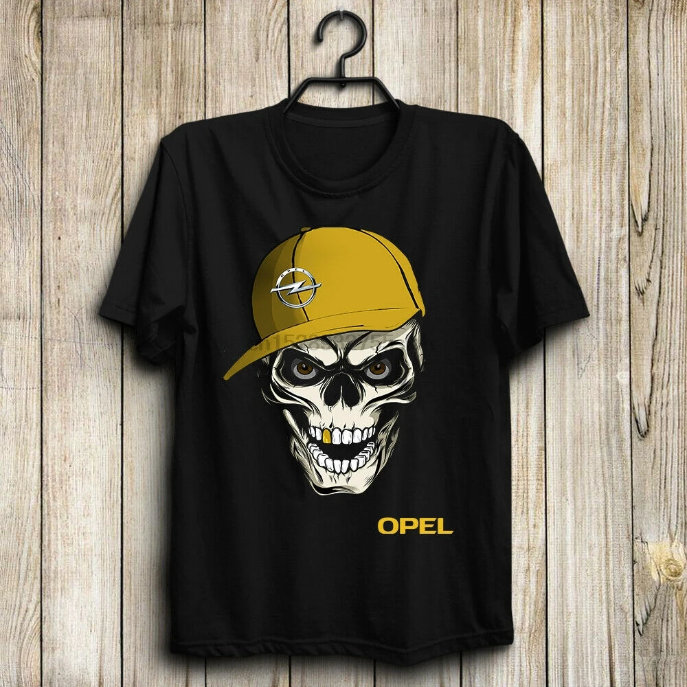 Opel grandland X insignia grand sport corsa US Man T-shirt size S to 5Xl skull | Мужская одежда