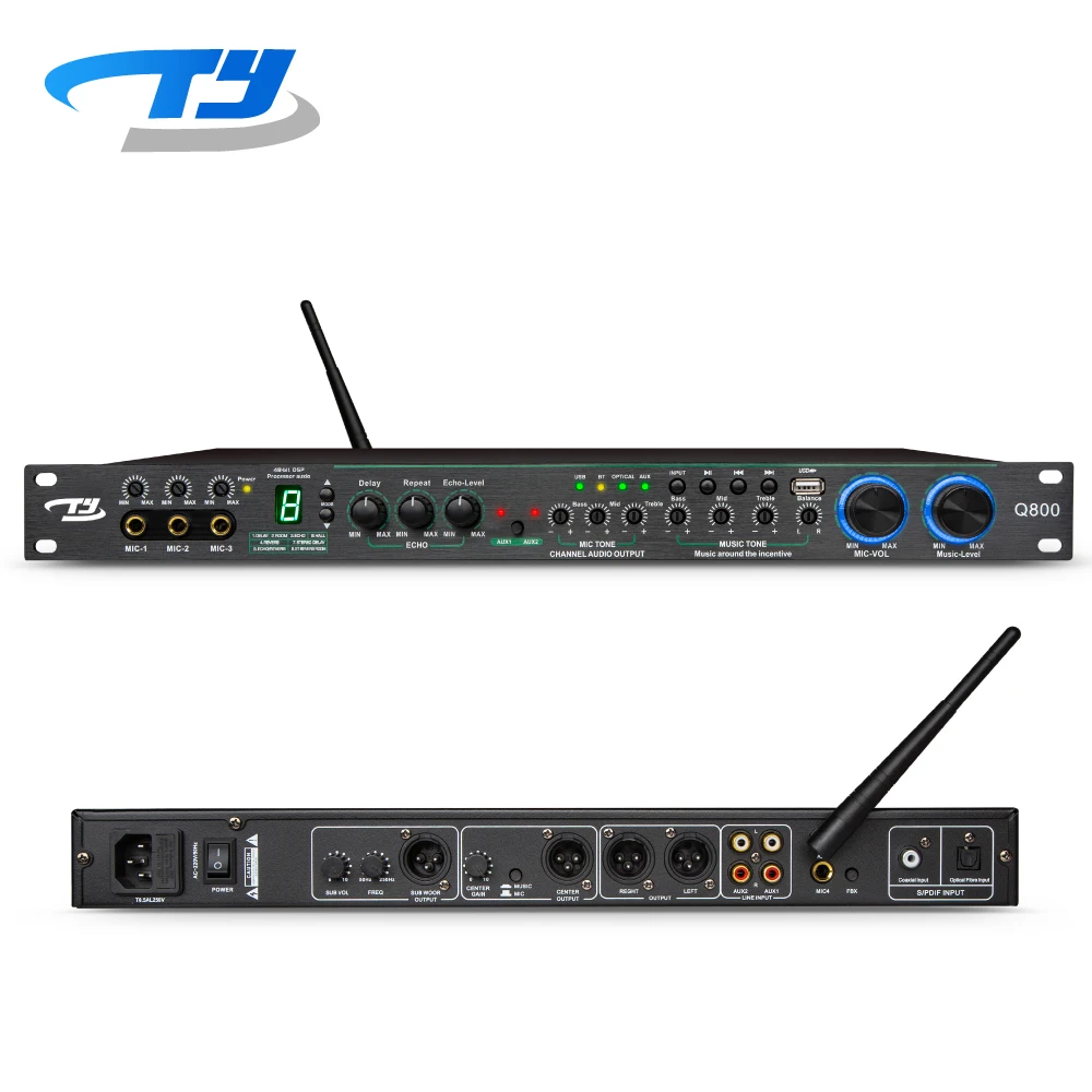 Уровень Fx KTV Before Q800 оптоволоконный Bluetooth USB антишумоподавитель обратная связь