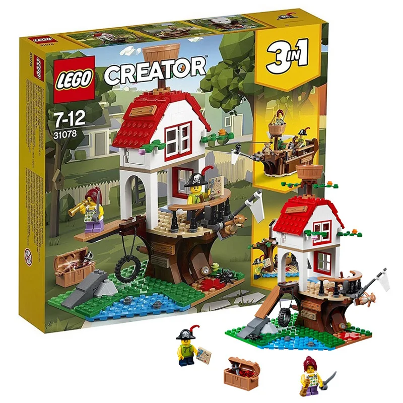 

July New Products Lego LEGO Tree House Treasure 31078 Creative Creator Series Small Particles Building Blocks