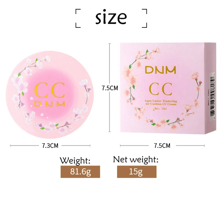 DNM Air Cushion BB CC Крем корректор увлажняющий тональный крем отбеливающий контроль над