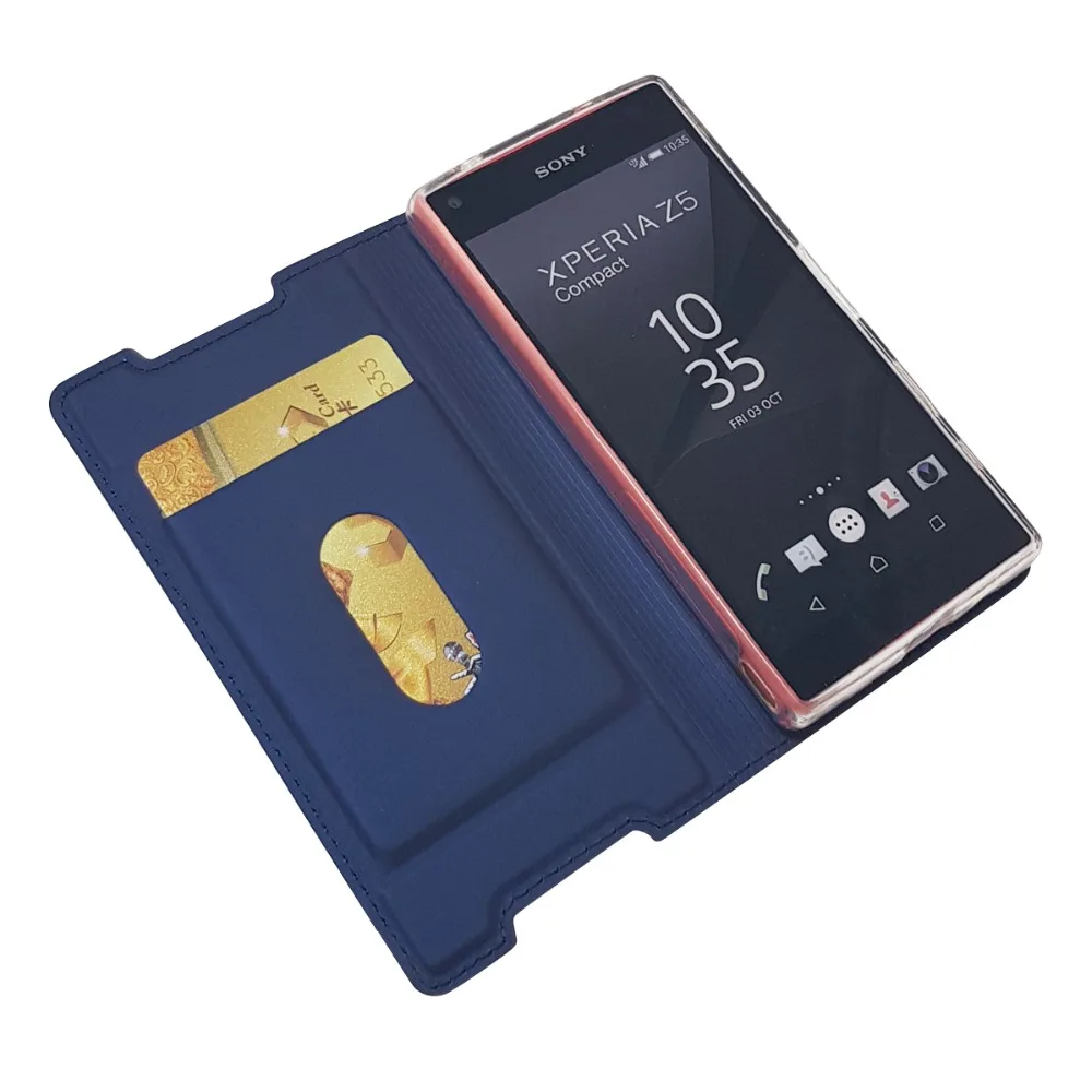 Флип кожаный чехол для Sony Xperia Z5 Compact Z5 mini Xperia Z5mini Z5Compact Z 5 Compact Z 5 mini E5823 E5803 чехол для телефона