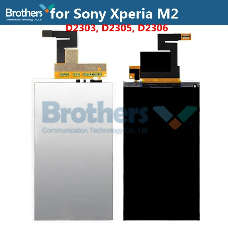 Экран для Sony Xperia M2 ЖК-дисплей ЖК-экран D2303 D2305 D2306 только оригинальный запасная