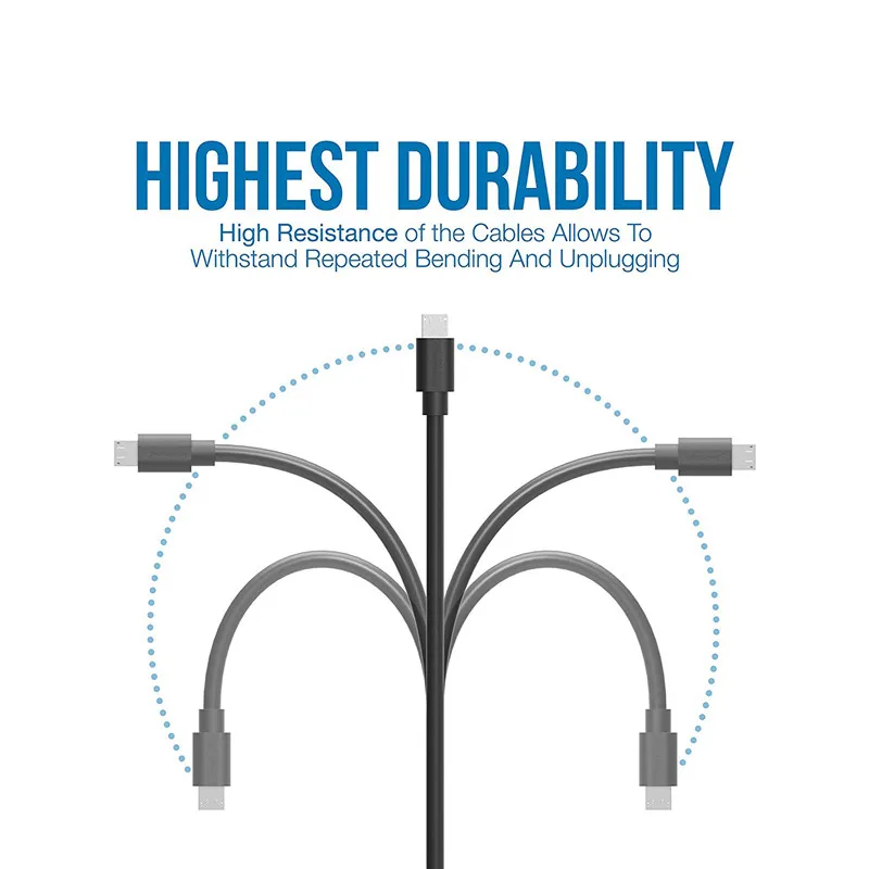 30cm 1m Micro USB Cable 2A Fast Charging Mobile Phone Charger Cables Date Cord Wire for Sumsung Xiaomi Huawei Android Tablet