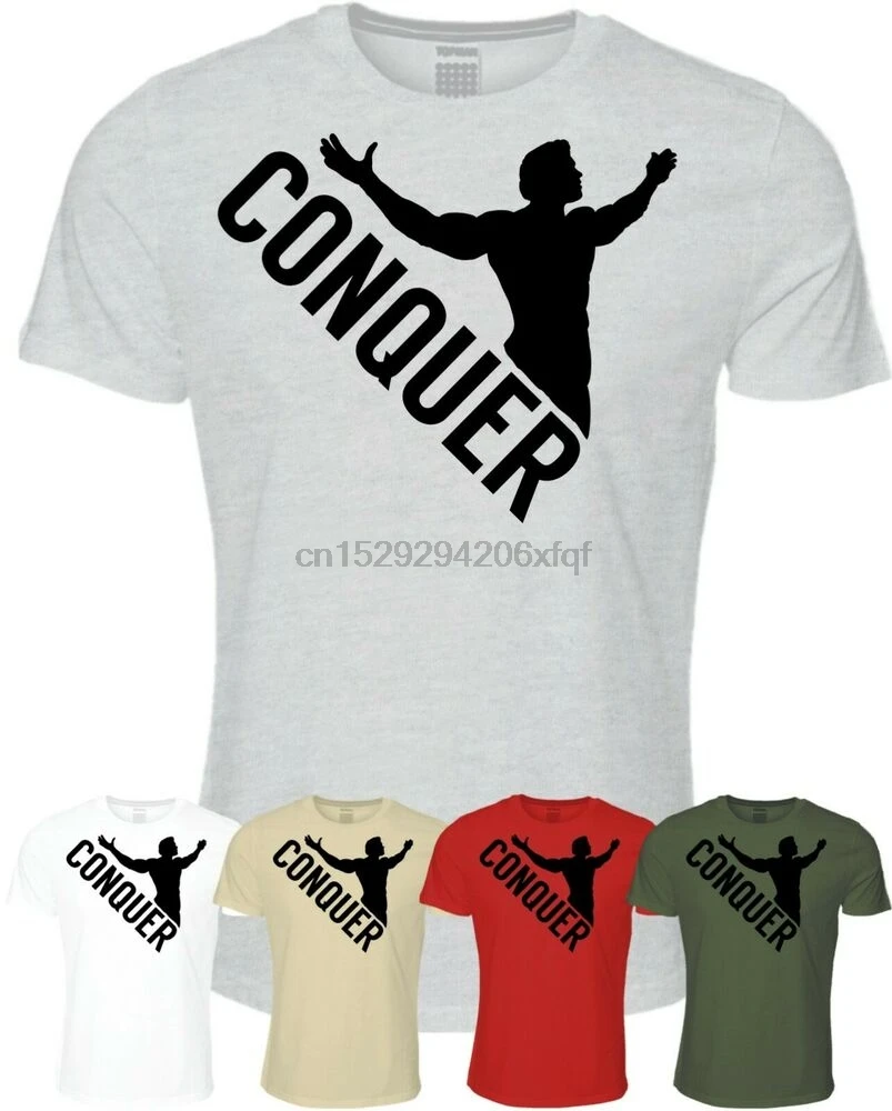 Арнольд Шварценеггер покорил футболку Бодибилдинг Тяжелая атлетика Mr Olympia Top |