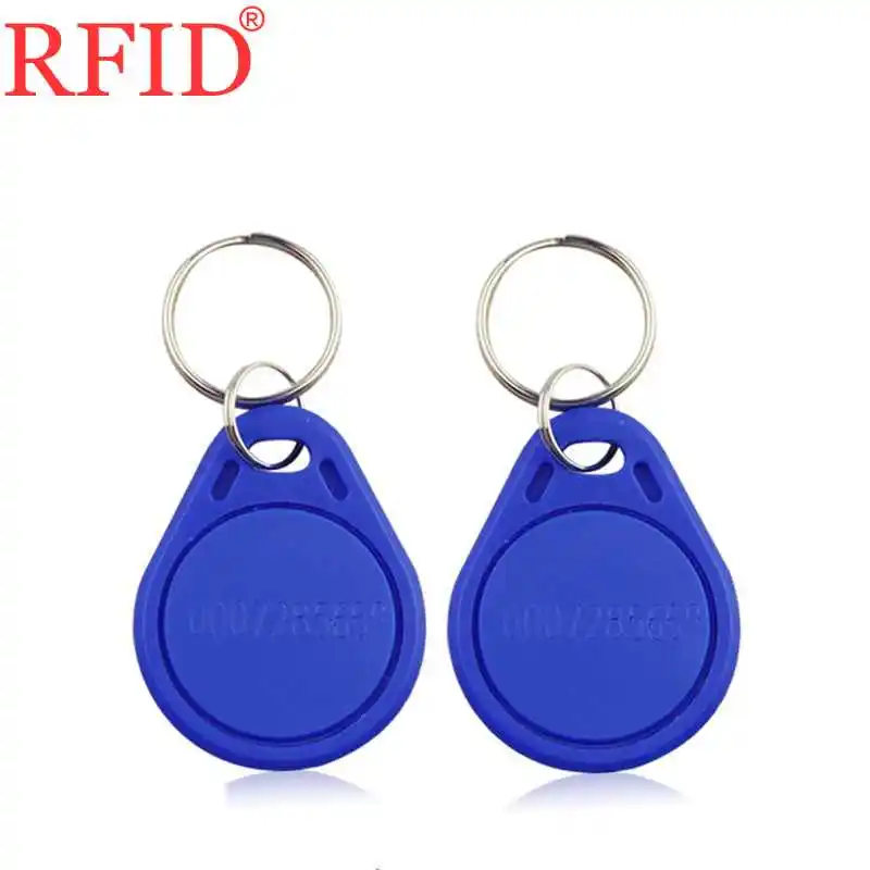 ID 125 кГц EM4100 TK4100 41x33x4,3 мм только для чтения RFID Брелки EM жетон бирка брелок карта контроля доступа много цветов Выберите 100 шт