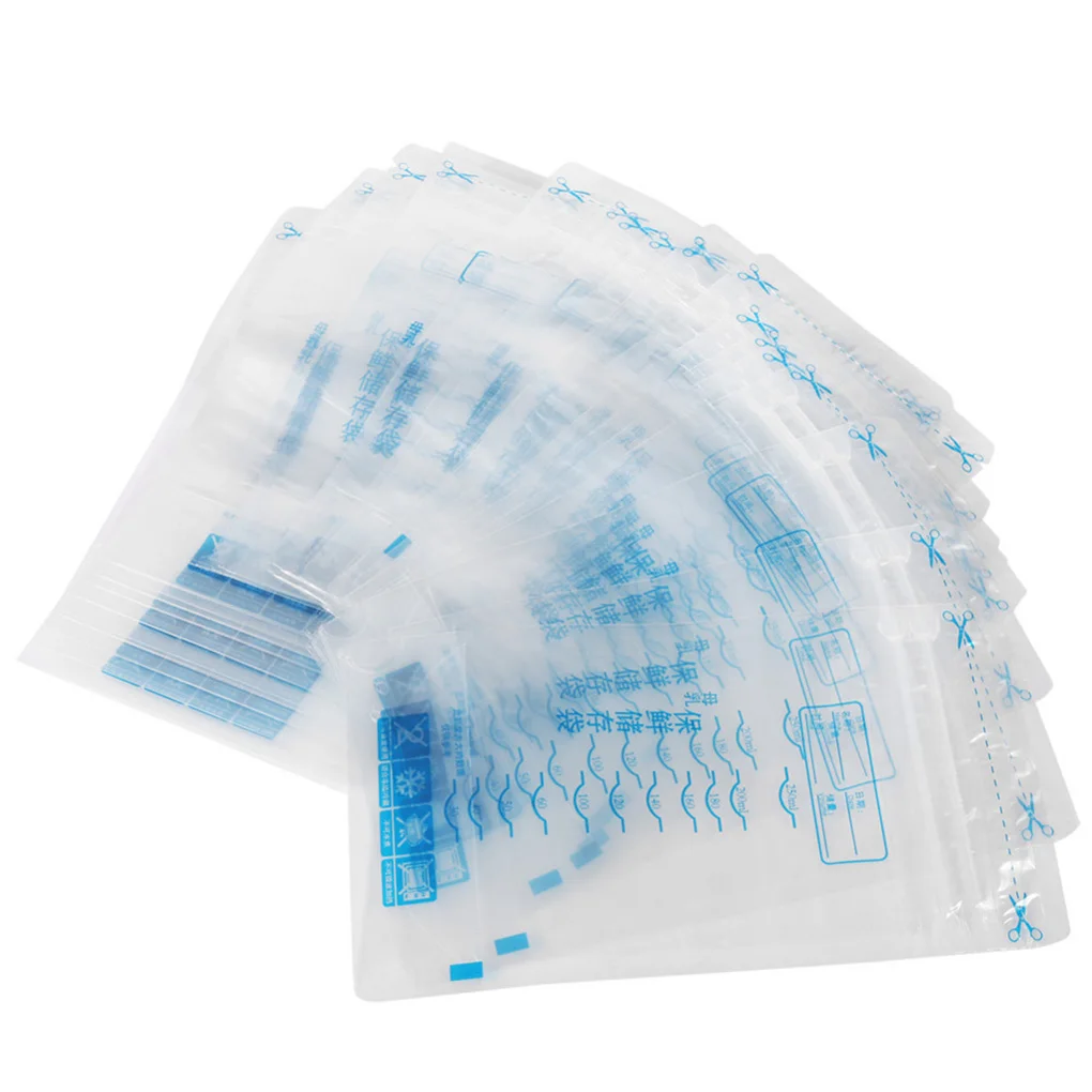 30PCS/Set 250ml Breast Milk Storage Milk Storage Bags Breastmilk Breastfeeding Freezer Container Bags Pouch breastmilk storage bags