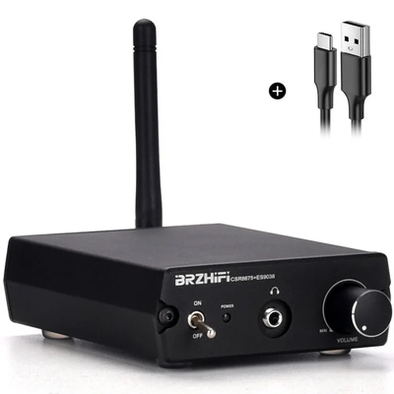 Receptor inalámbrico Hi-Fi Audio Amplificador de auriculares Bluetooth aptX CSR