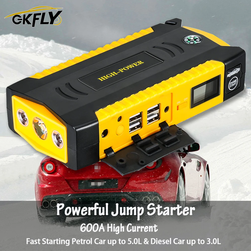 Пусковое устройство GKFLY Super Power 16000 мАч 12 В автомобильное пусковое внешний