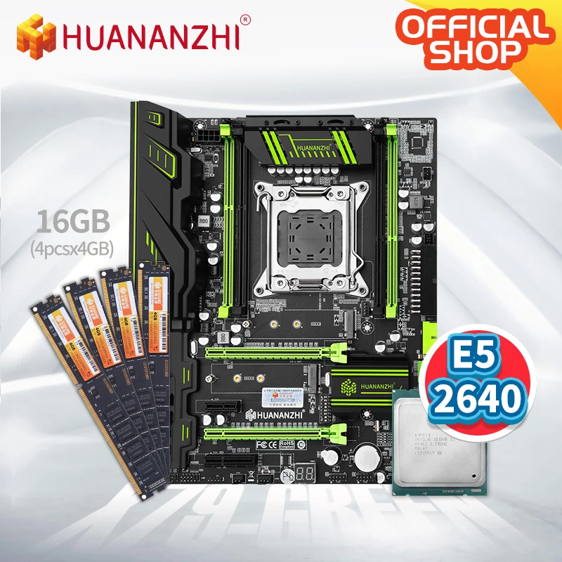 Huananzhi X79 Green X79 Motherboard With Intel Xeon E5 2640 4 4gb Ddr3 Non Ecc Memory Combo Kit Set Sata Usb 3 0 Pci E Nvme M 2 Motherboards Aliexpress Huananzhi X79 Green X79 Motherboard With Intel Xeon E5 2640 4 4gb Ddr3 Non Ecc Memory Combo Kit Set Sata Usb 3 0 Pci E Nvme M 2 Motherboards Aliexpress