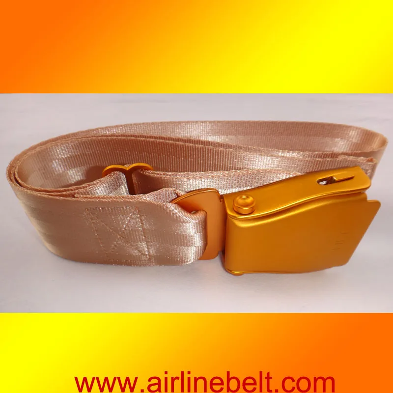goldend buckle airplane belt-1