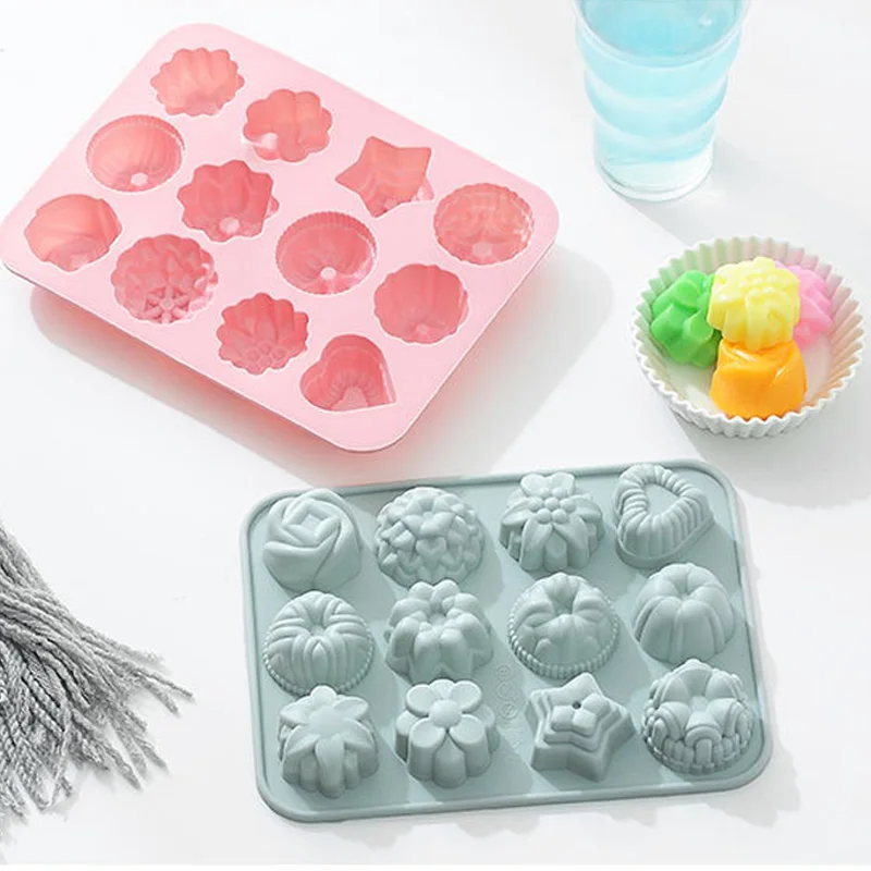DIY цветок силиконовая форма для выпечки кекса Рождество помадка торт украшения инструменты Gumpaste шоколадные конфеты глина формы