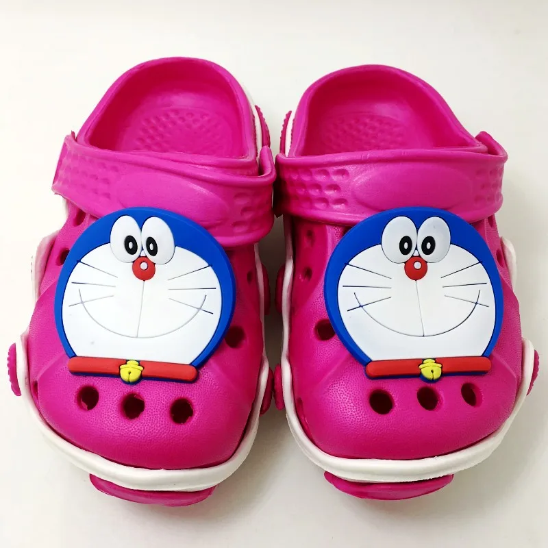 Детские сандалии для сада 1 пара тапочки из ЭВА с мультяшным Doraemon обувь мальчиков