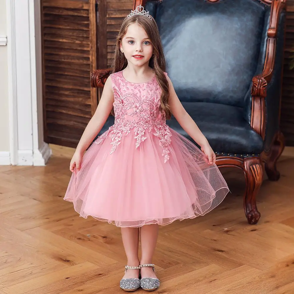 Новинка; платье для малышей; праздничное платье принцессы для детей; платье без рукавов с открытой спиной и блестками; Вечерние платья на день рождения, свадьбу; туника с бантом и юбкой-пачкой
