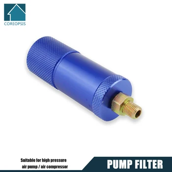 

PCP Paintball Hand Pump Filter Water-Oil Separator with M10x1 Quick Couplers Air Filtering 300bar 4500psi 50cm Pressure Hose