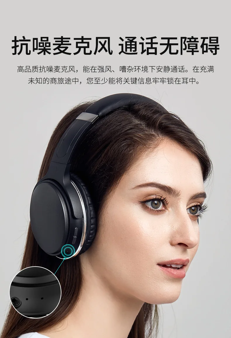 Складная гарнитура bluetooth гарнитура беспроводная гарнитура стерео Двусторонняя универсальная Тяжелая бас для бега беспроводные наушники