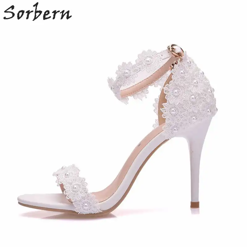 Sandalias Blancas Para Boda Shop, 55% OFF | www.autoescolaurgell.com