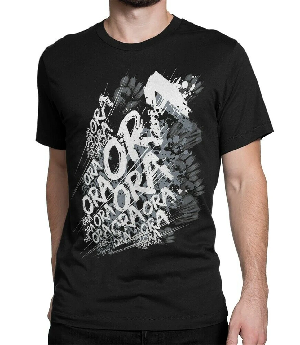 Jojo'S Bizarre Adventure Anime T-Shirt Ora Tee All Sizes Tops Shirt | Мужская одежда