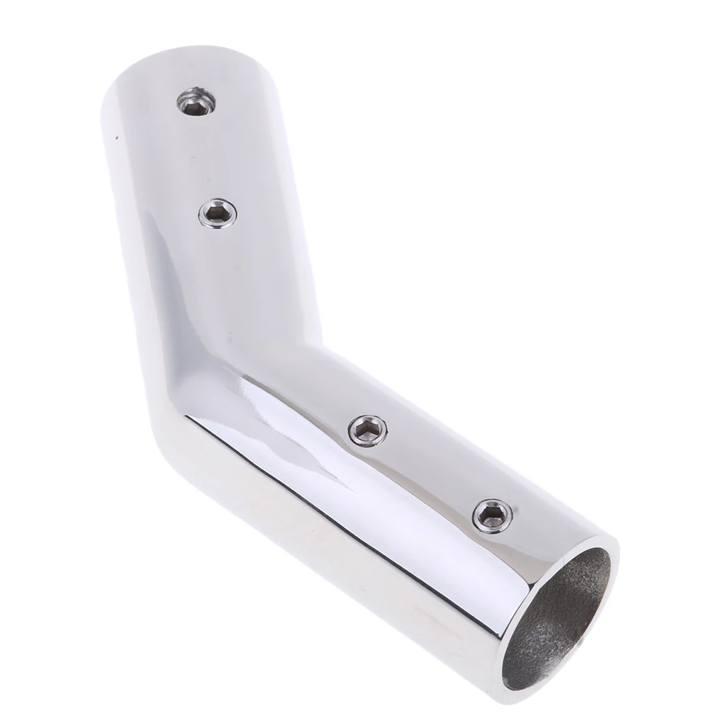 Marine Boat Hand Rail Fitting 140 Degree 22mm 7/8'' Elbow 316 Stainless Steel