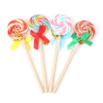 

4 pcs/lot novelty Lolipop ballpoint pen material escolar papelaria stationery school supplies 0.5mm