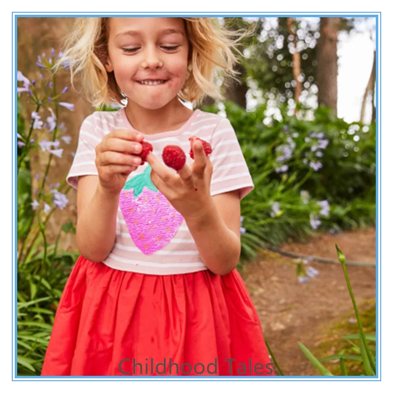 

Summer new children's dress fashionable girls skirt clothing