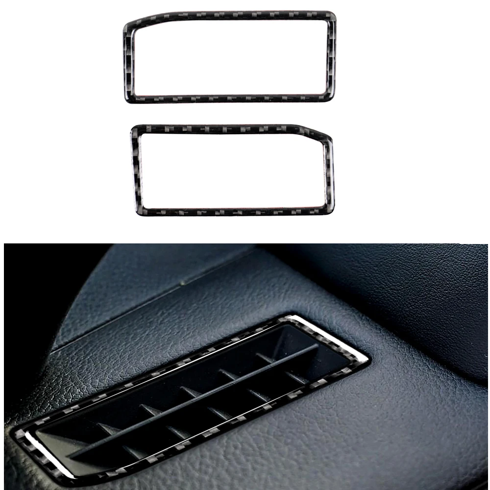 

Carbon Fiber Car Dashboard Air Outlet Vent trims Sticker Decorative for lexus IS250 IS300 2014 2015 2016 2017 2018