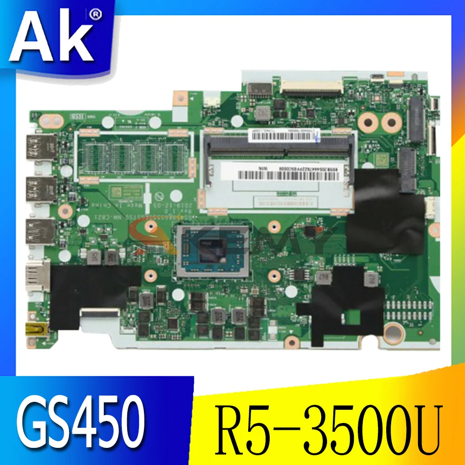 Материнская плата для ноутбука Lenovo IdeaPad 3 15ADA05 GS450 &amp GS550 GS750 NM-C821 материнская с