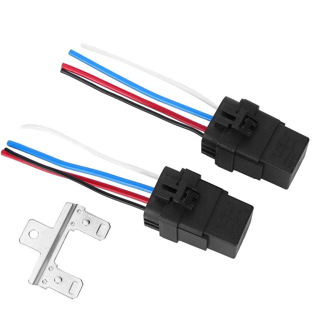 1 Set 12v DC 40A 4Pin Automobile Relay Wire Waterproof Integrated Car Auto Socket | Обустройство дома