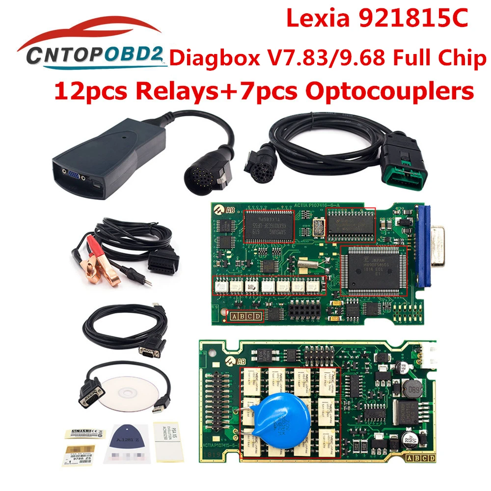 Lexia 3 PP2000 полный чип Diagbox V7.83 с 921815C прошивкой Lexia3 V48/V25 lexia 3 для Citroen для Peugeot автомобильный диагностический инструмент|Считыватели кодов и сканеры| | АлиЭкспресс