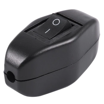 

Black Bedroom On Off Button In Line Switch 6A/250VAC 10A/125VAC
