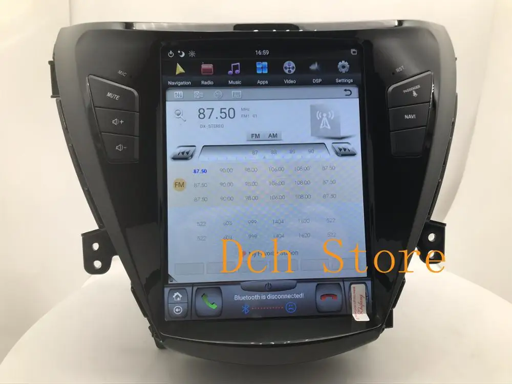 10 4 дюймовый вертикальный экран Tesla Style Android 9 0 автомобильный DVD GPS плеер для hyundai