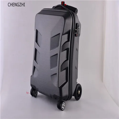 CHENGZHI 21 дюймов Трансформеры PC Мужской Дорожный чемодан скутер чемодан на колесиках сумка на колесиках - Цвет: 6
